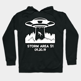 Storm Area 51 Alien UFO They Can't Stop Us Hoodie